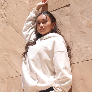 RATIO One of One Embroidered Hoodie - Cream